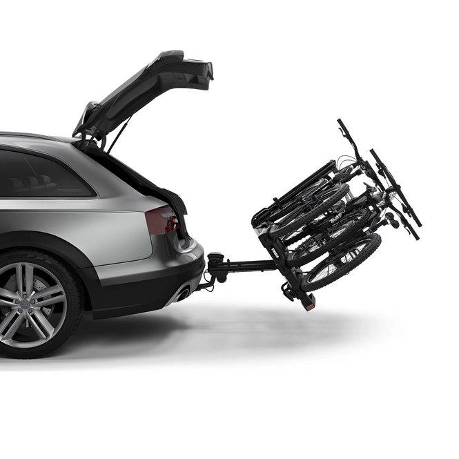 3 Thule EasyFoldXT 3b F InUse TiltedOpenTrunk 934100 3 Thule EasyFoldXT 3b F InUse TiltedOpenTrunk 934100